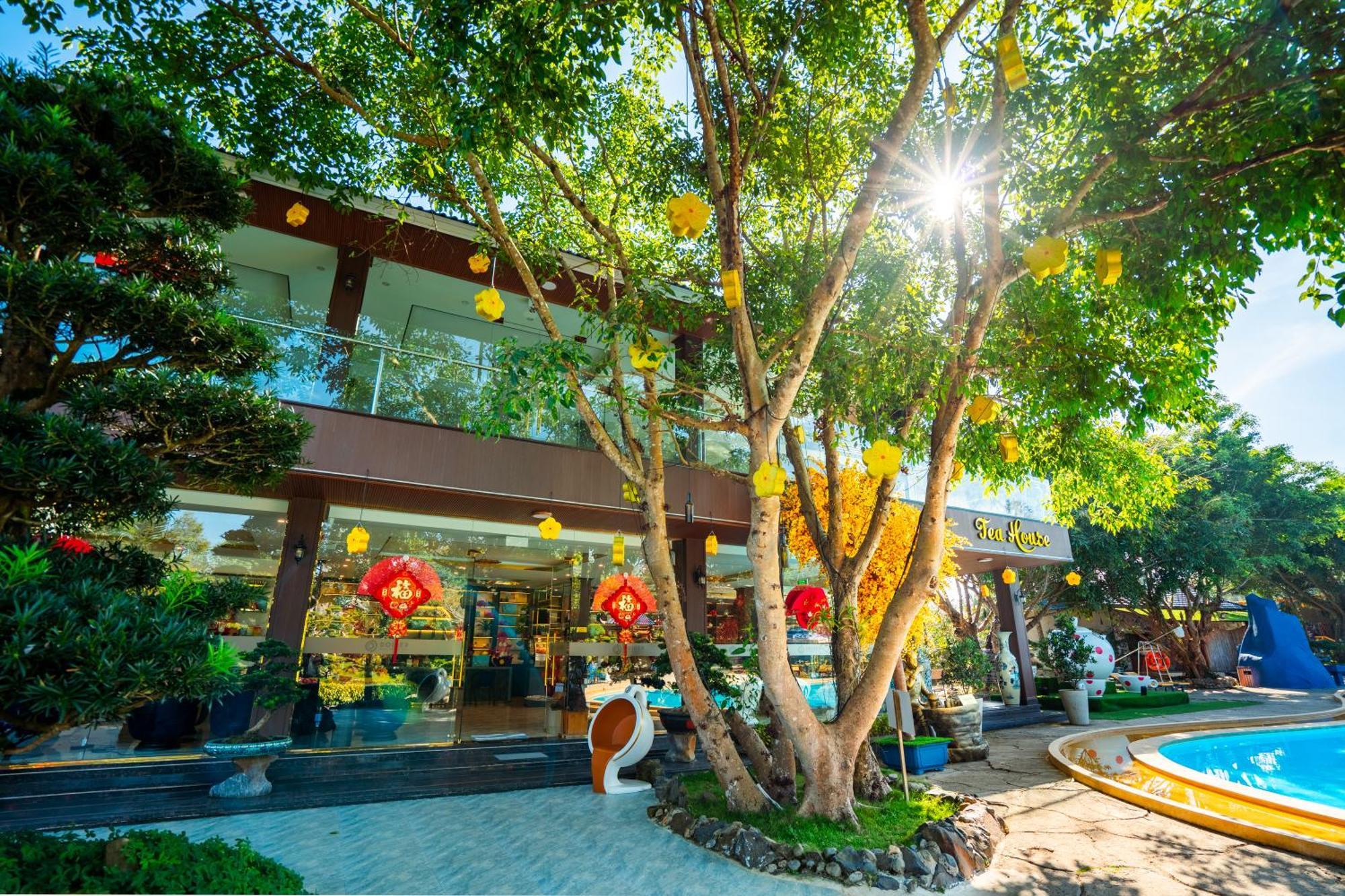 Tea Resort Bao Loc Bagian luar foto